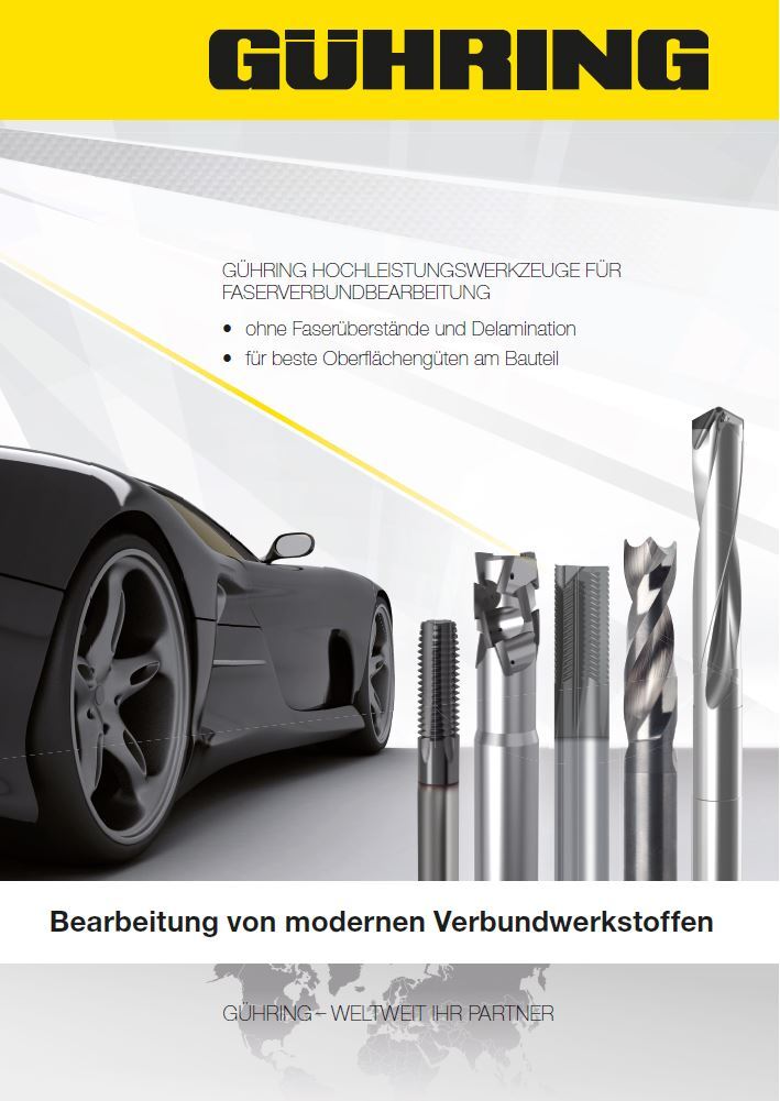 PKD Fräser & PKD Bohrer für die Bearbeitung von modernen Verbundwerkstoffen